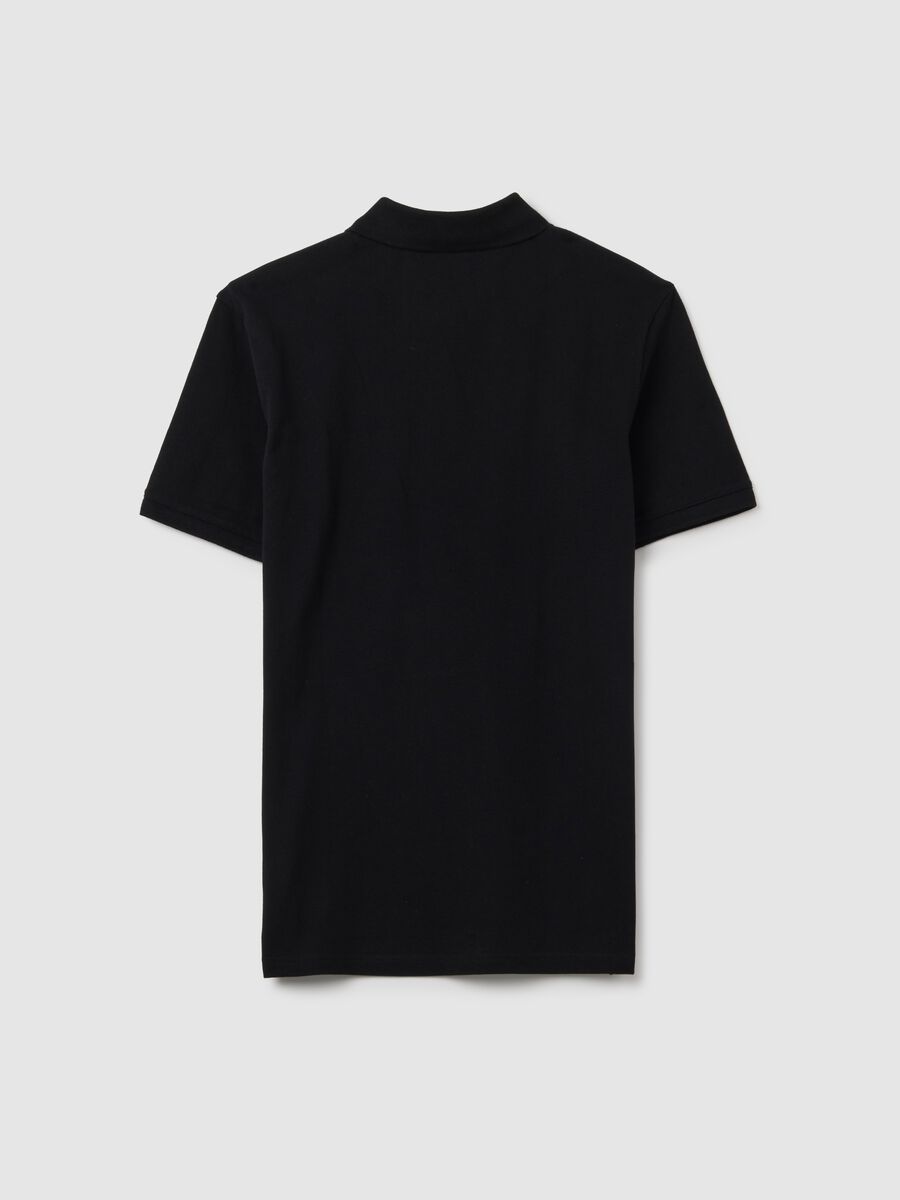 Pique polo shirt with embroidered logo_2