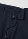 Pantaloni chino blu in misto cotone regular fit_5