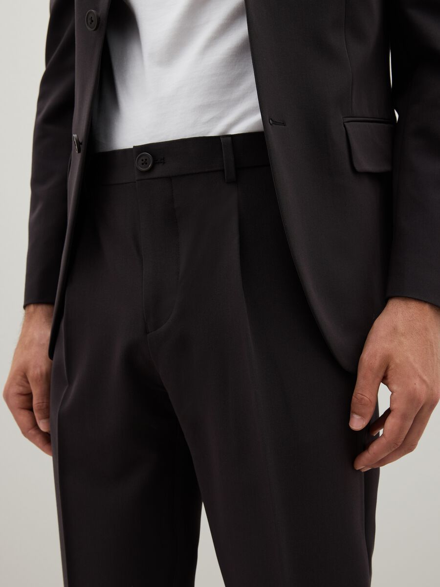 Black Slim Fit Trousers_2