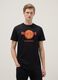 Black pure cotton regular fit t-shirt with Hard Rock Cafe logo_1