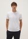 White regular fit pure cotton T-shirt_1