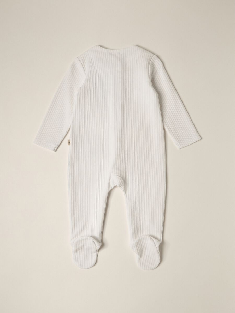 Pure Cotton Ribbed Baby Romper by IANA_1
