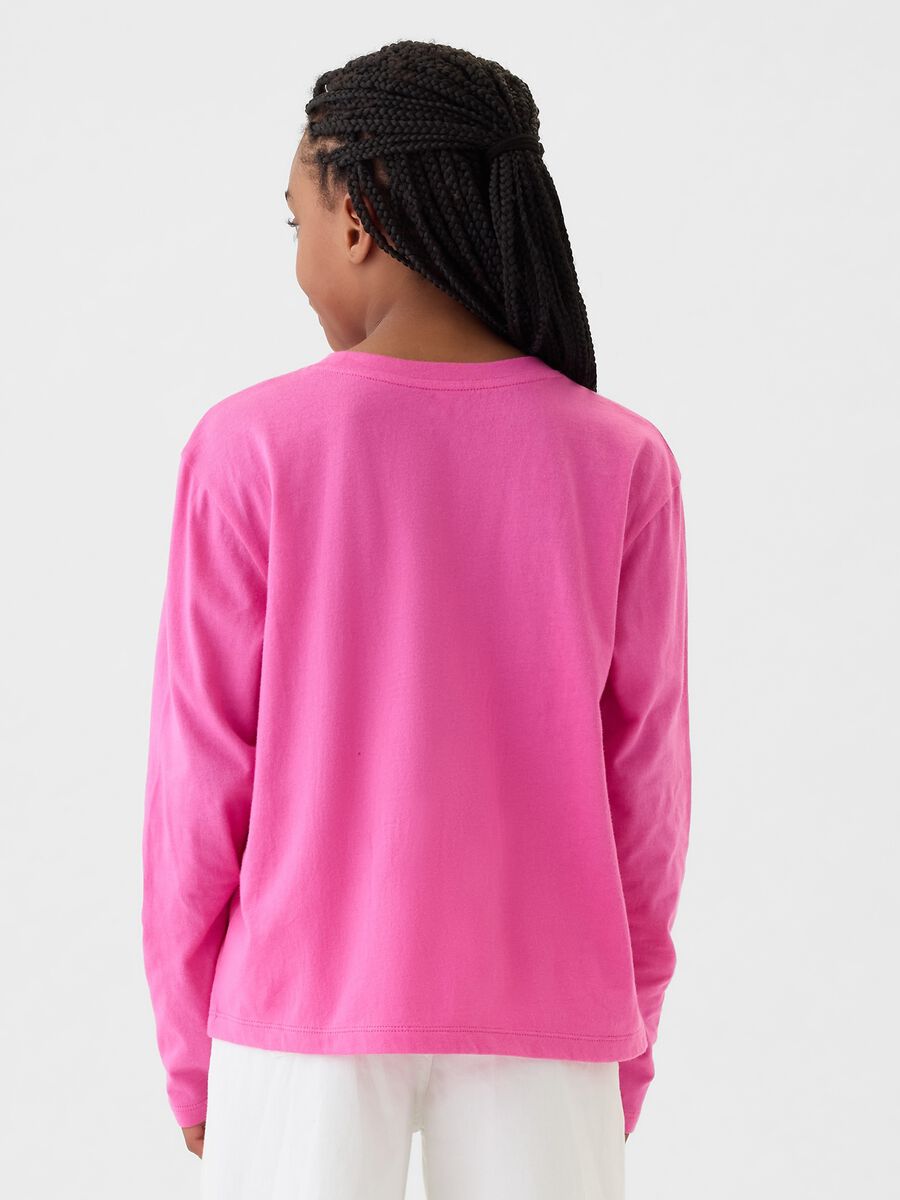T-shirt with logo in micro sequins_1