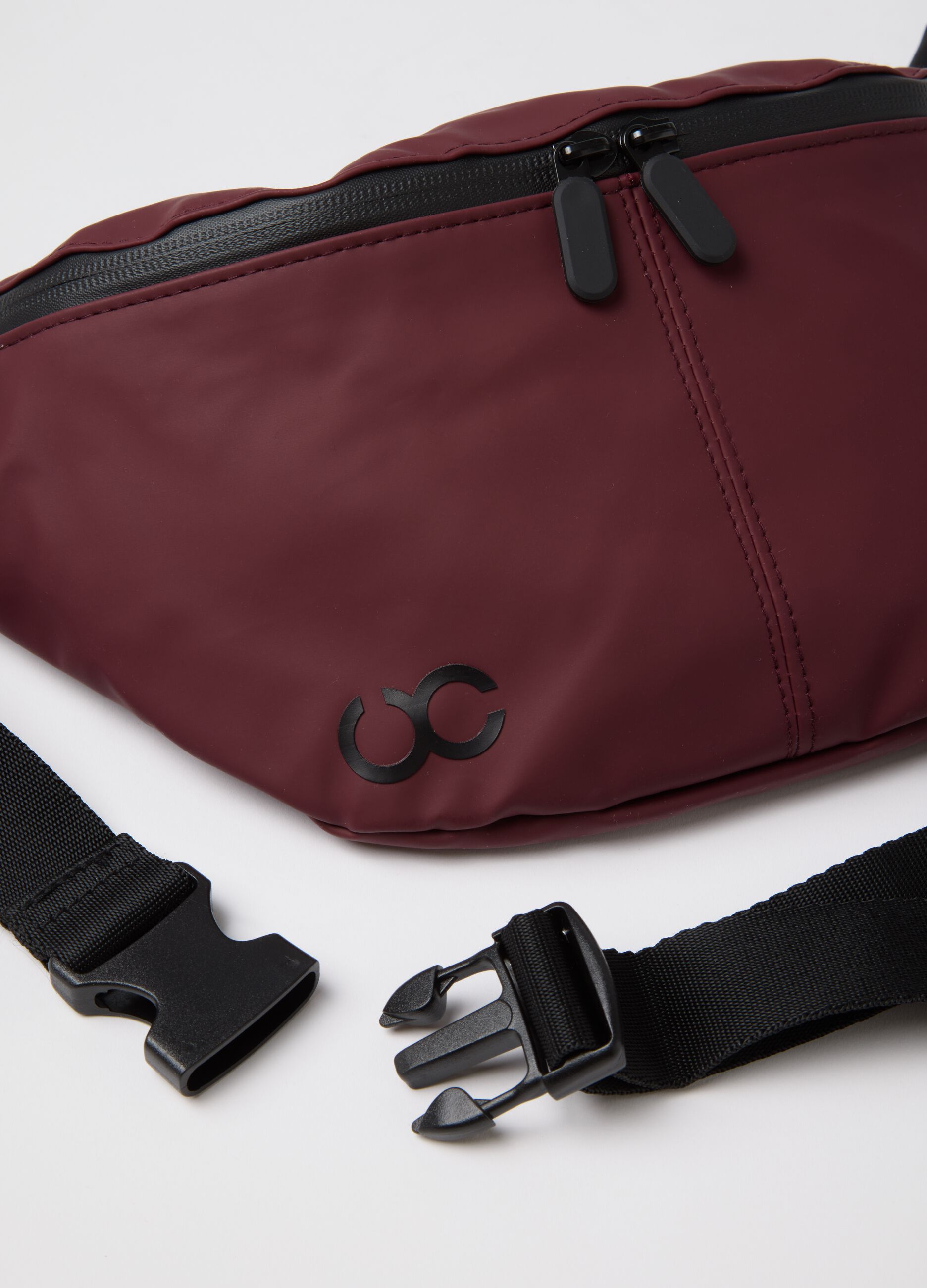 Compact Red Waist Bag
