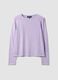 Purple fitted crew-neck long-sleeve top_4