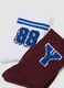 3-pack of multicolour short socks in organic stretch cotton for boys_1