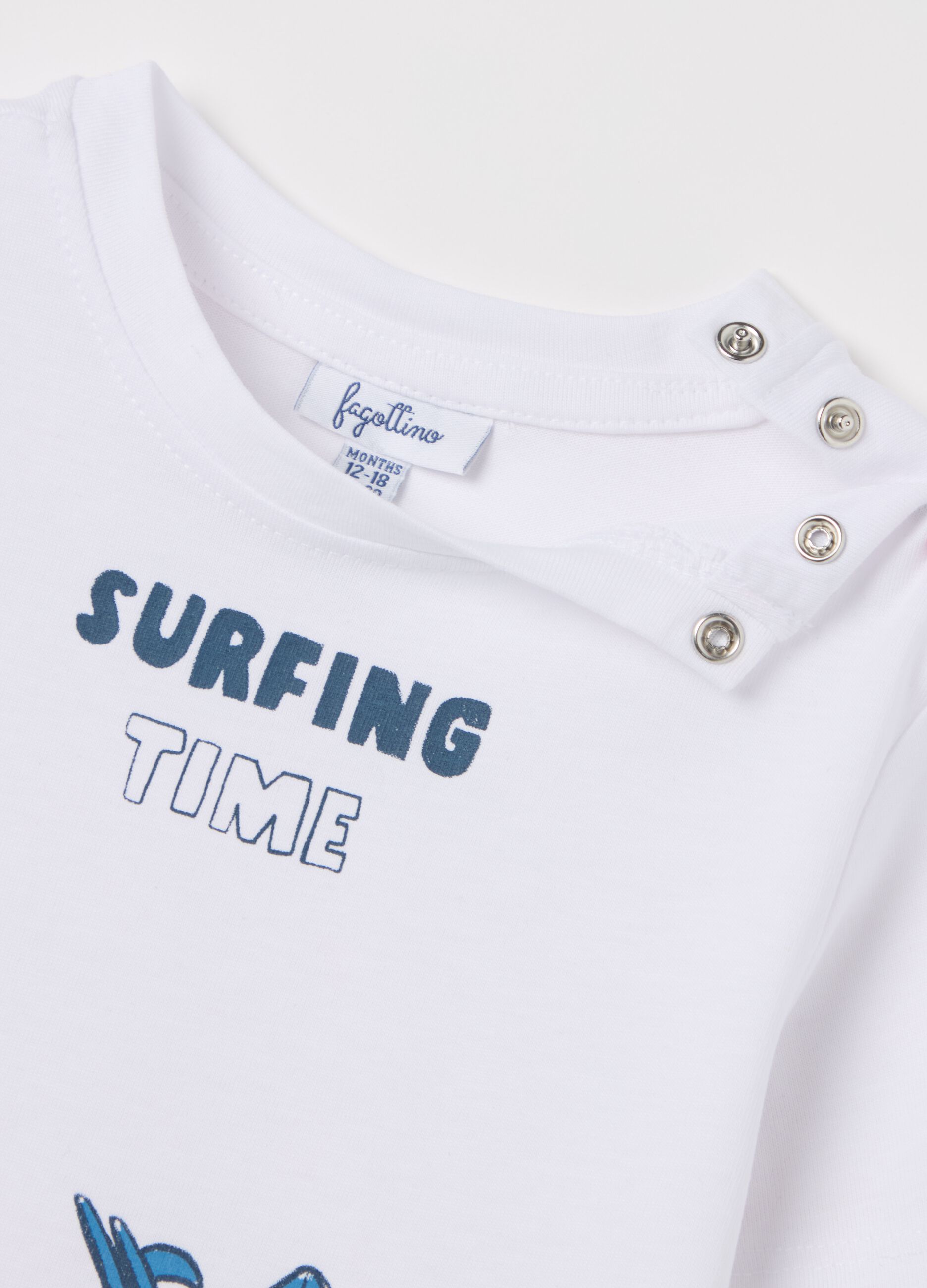 Cotton T-shirt with print