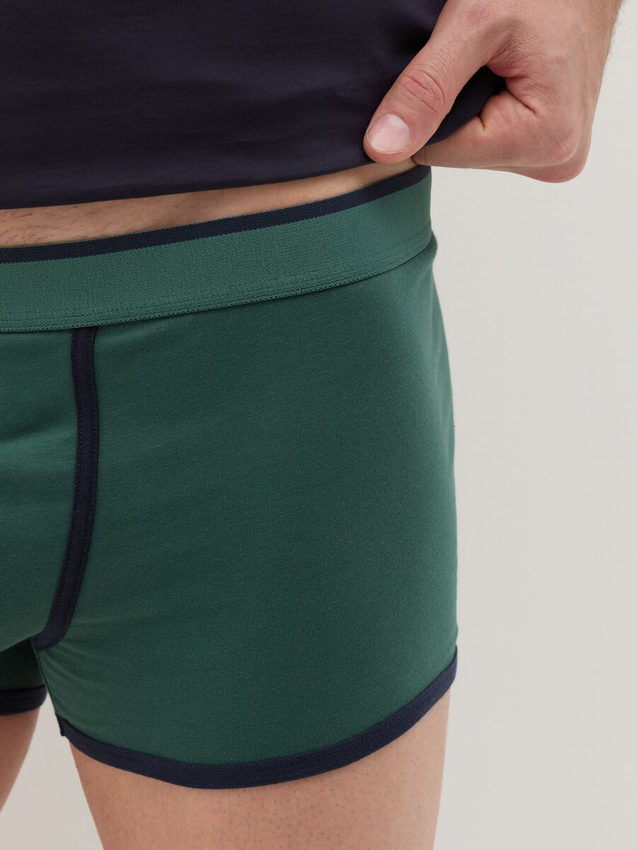 Stretch cotton boxer shorts with contrasting details._2