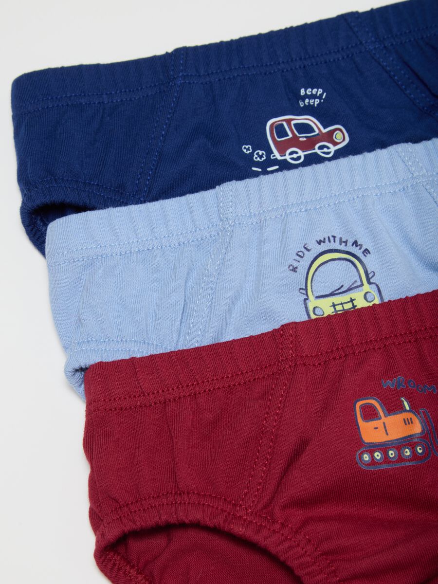 Multipack set of boys' pure cotton multicolour briefs_2