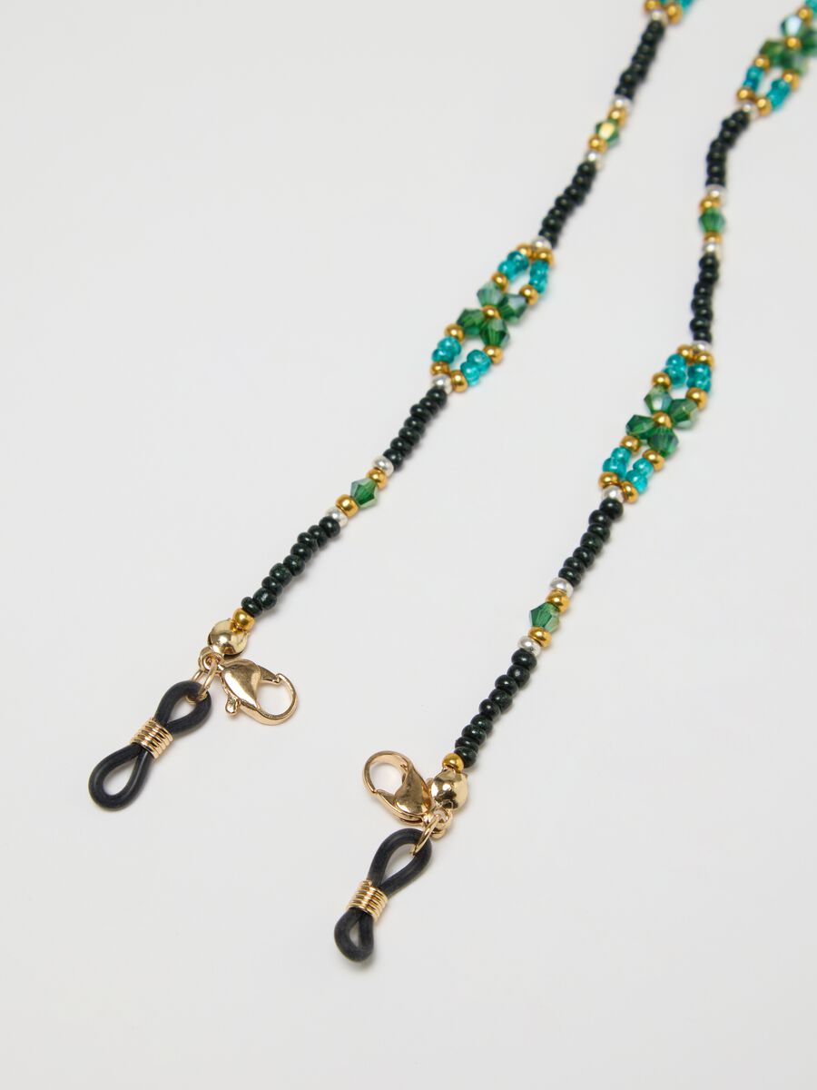 Glasses chain with multicoloured beads_1