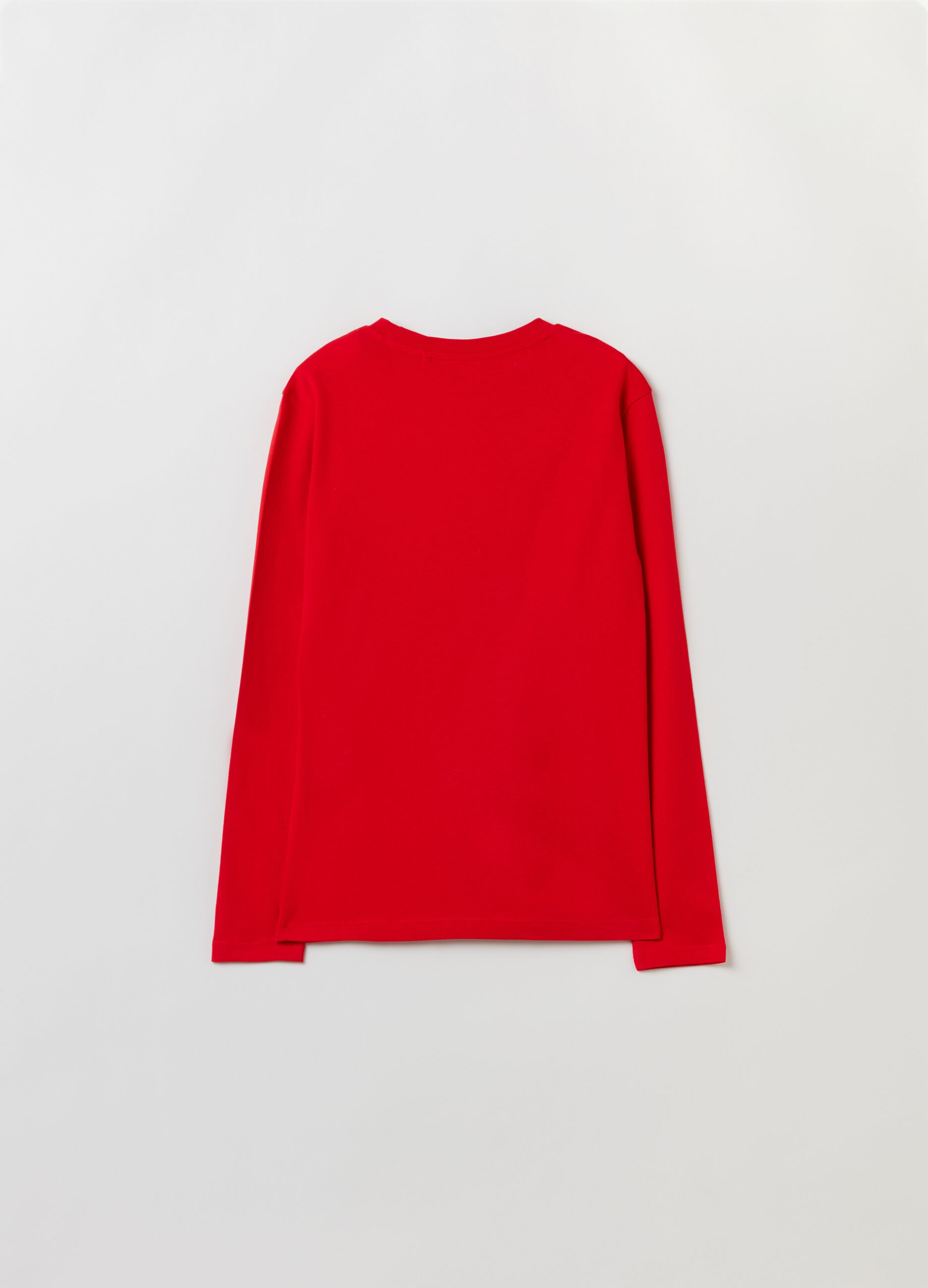T-shirt a maniche lunghe con stampa_1