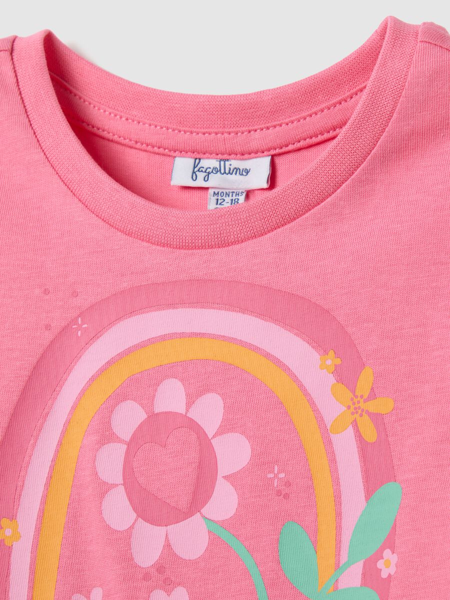 Girl's outfit in pink pure cotton regular fit_3