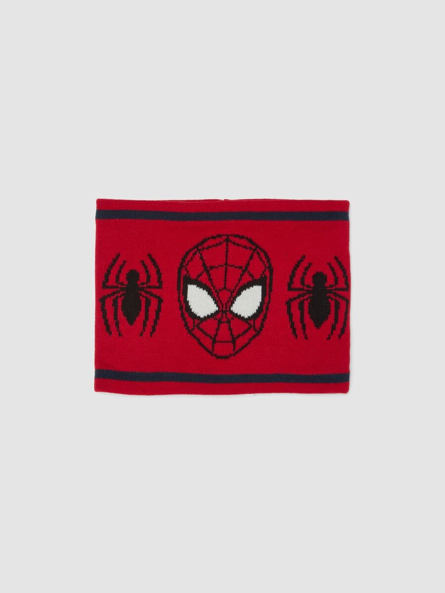 Sciarpa rossa con stampa MARVEL Spider-Man_0