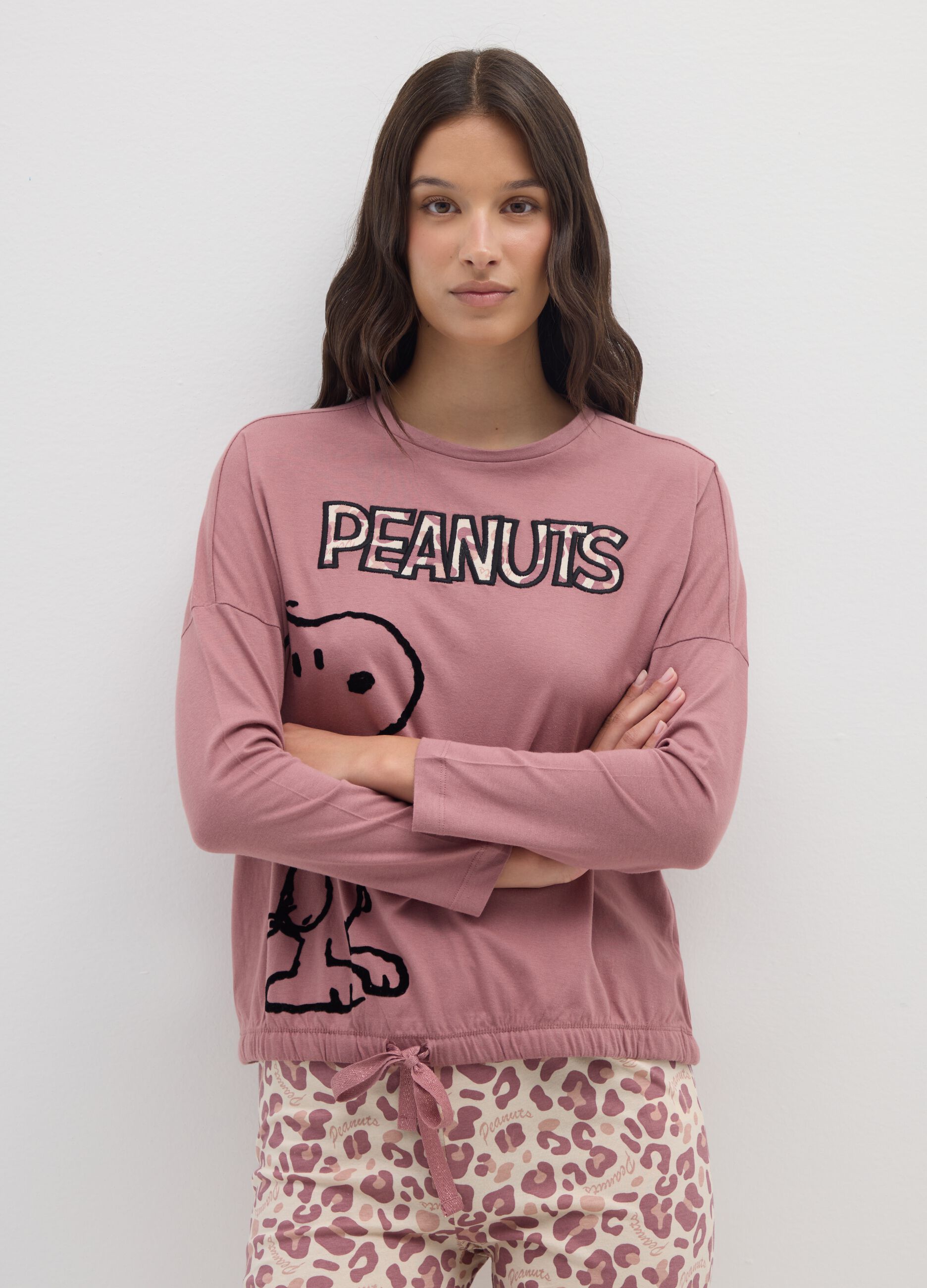 Pigiama in puro cotone multicolor regular fit