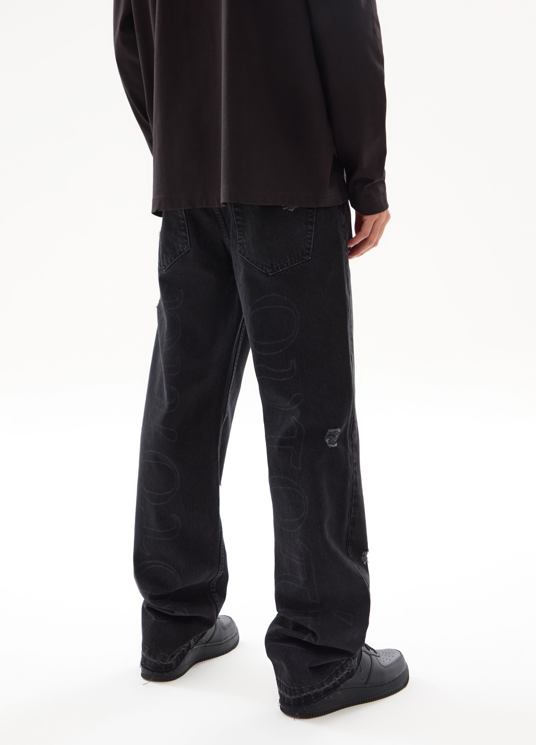 Baggy Lasered Denim