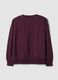 Purple cotton-blend crew-neck sweatshirt_2