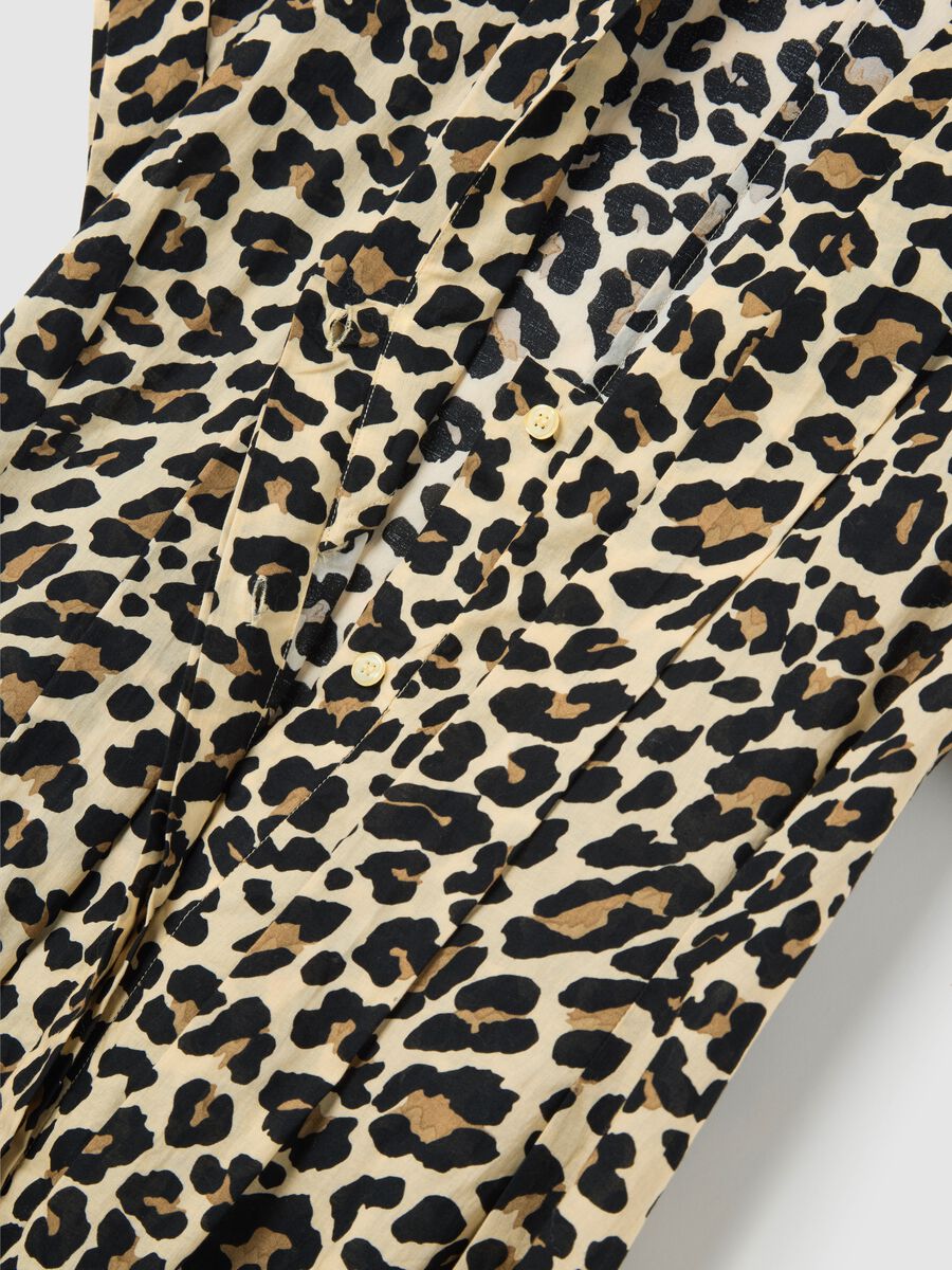 Cotton Leopard Print Dress_5