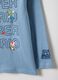 Blue regular fit pure cotton t-shirt for children_3
