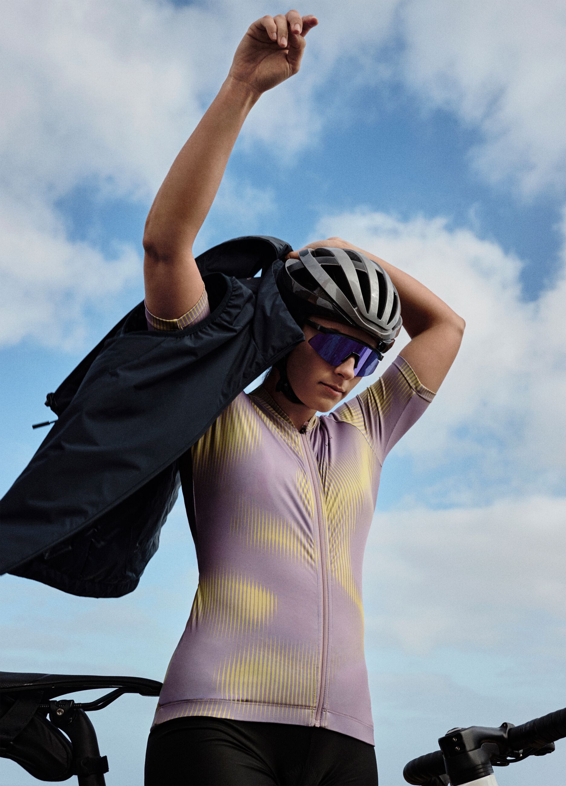 T-shirt ciclista full-zip ALTAVIA