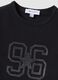 Black fitted stretch-cotton T-shirt with rhinestone embellishment_6