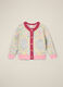 Multicolour cardigan for girls in wool blend_0