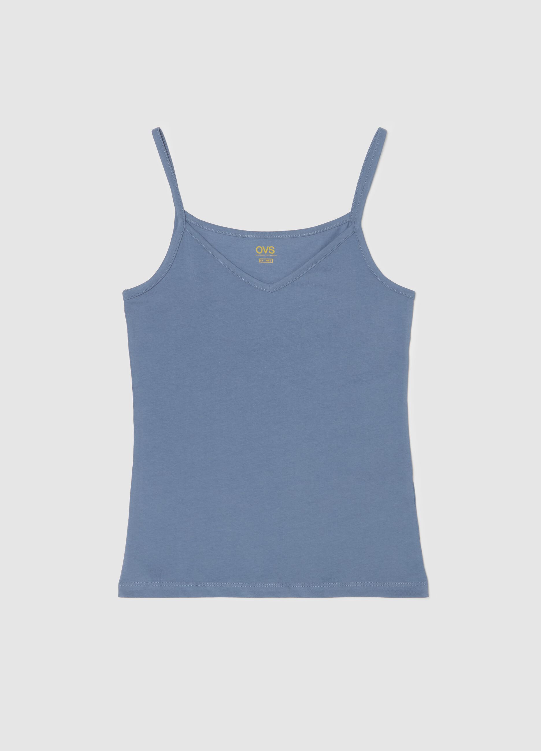 Under vest with V neck
