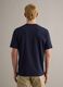 Blue Crew Neck Pure Cotton Relaxed Fit T-Shirt_3