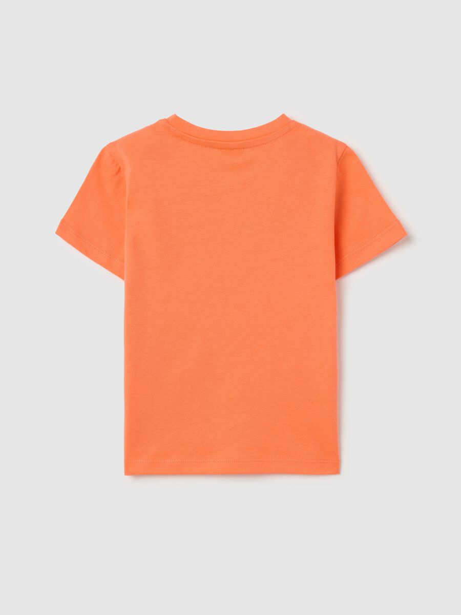 Cotton T-shirt with Mickey Mouse print_1
