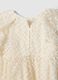 Abito lungo in misto cotone beige da bimba regular fit_3