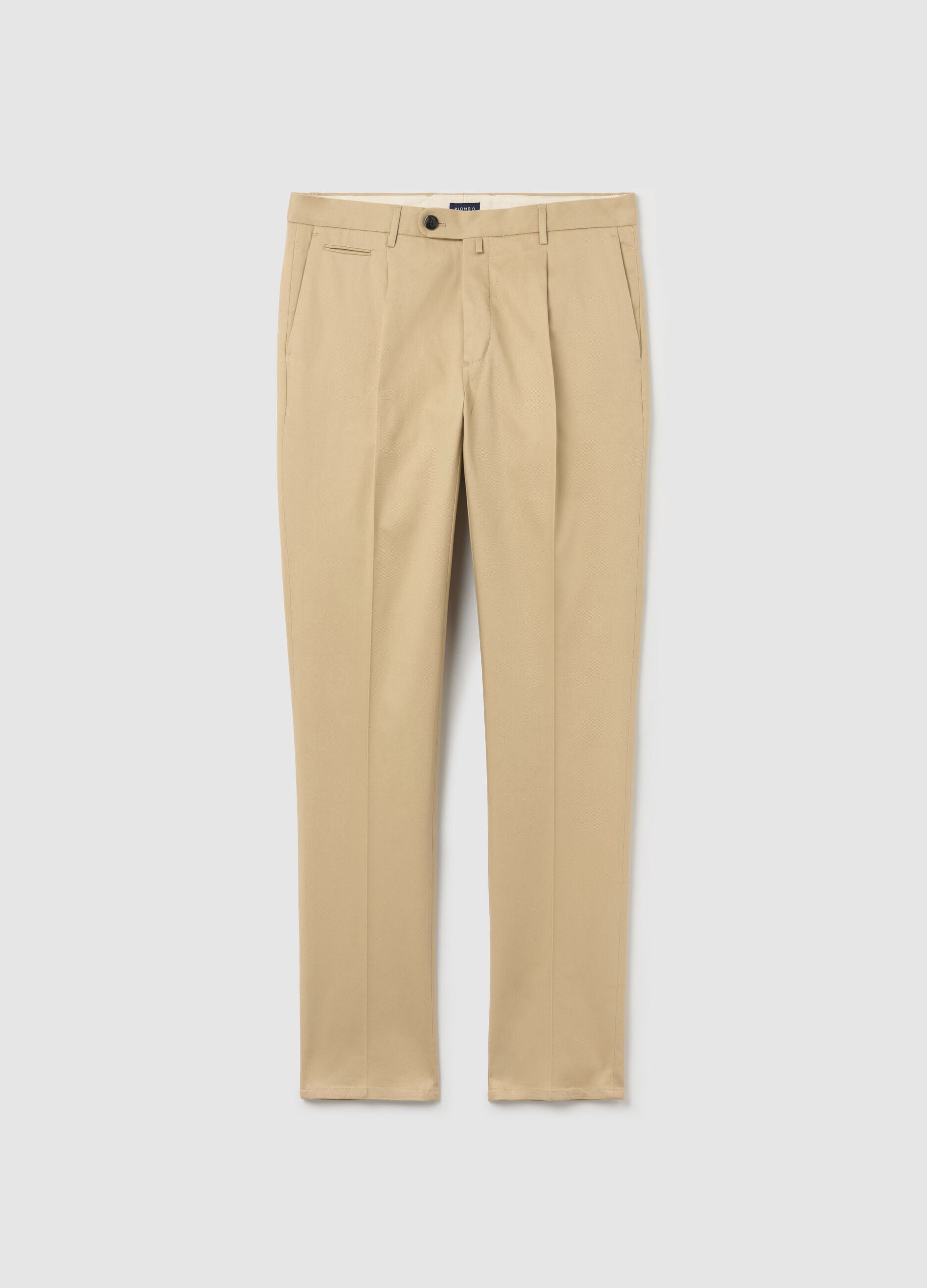 Pantalone chino con pinces Contemporary