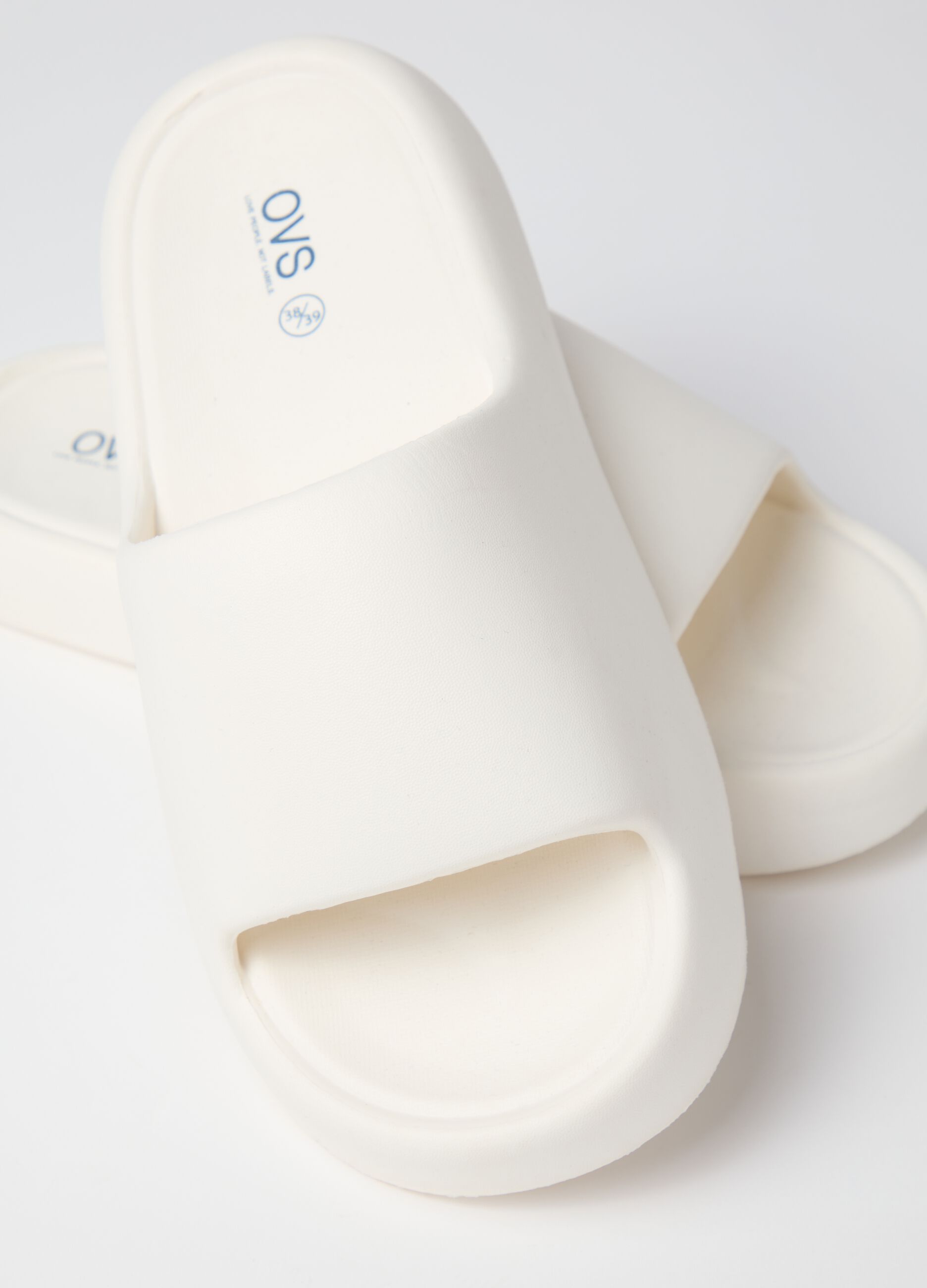 Women's White Slippers