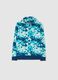 Tie Dye sweatshirt in French terry with hood_3