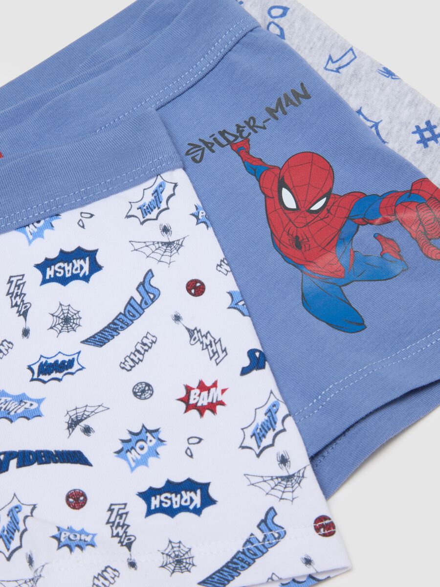 Children's multicolor cotton blend regular fit boxer tripack_2