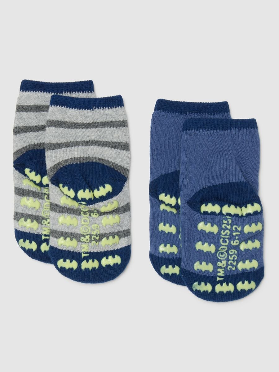 Multicolour infant non-slip cotton blend socks bipack_1