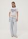 White stretch cotton jersey T-shirt with print, regular fit_1