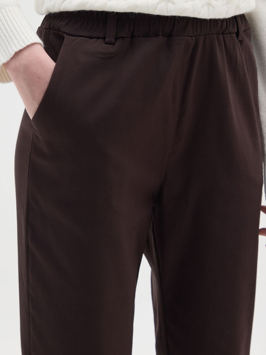 Green Regular Fit Trousers_3