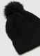 Black hat with pompom and sparkling decorations_2