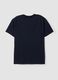 T-shirt blu in misto cotone piquet elasticizzato regular fit Easy Dry_2