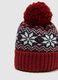 Children's hat with pompom and embroidered details_2