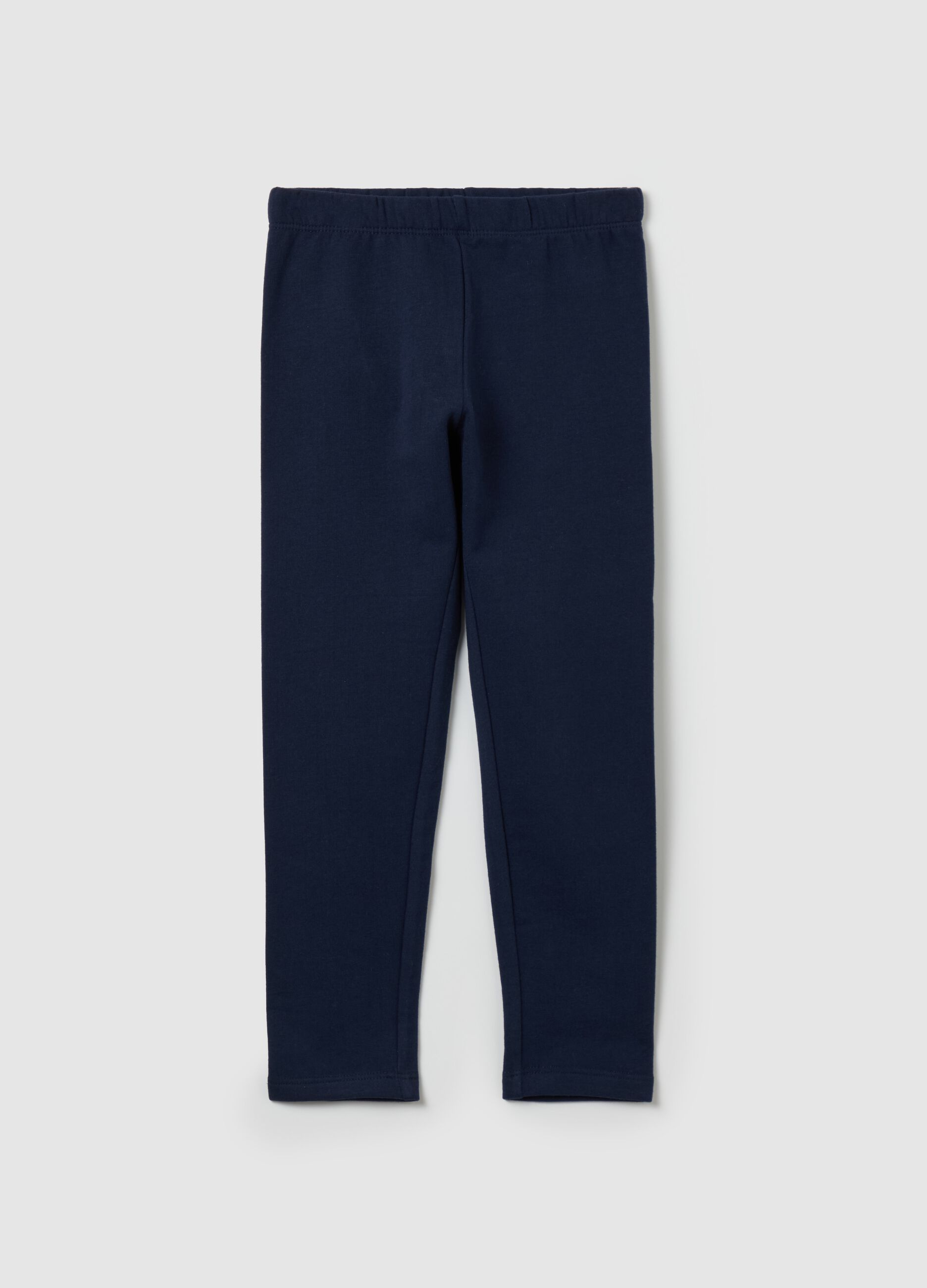 Stretch cotton leggings