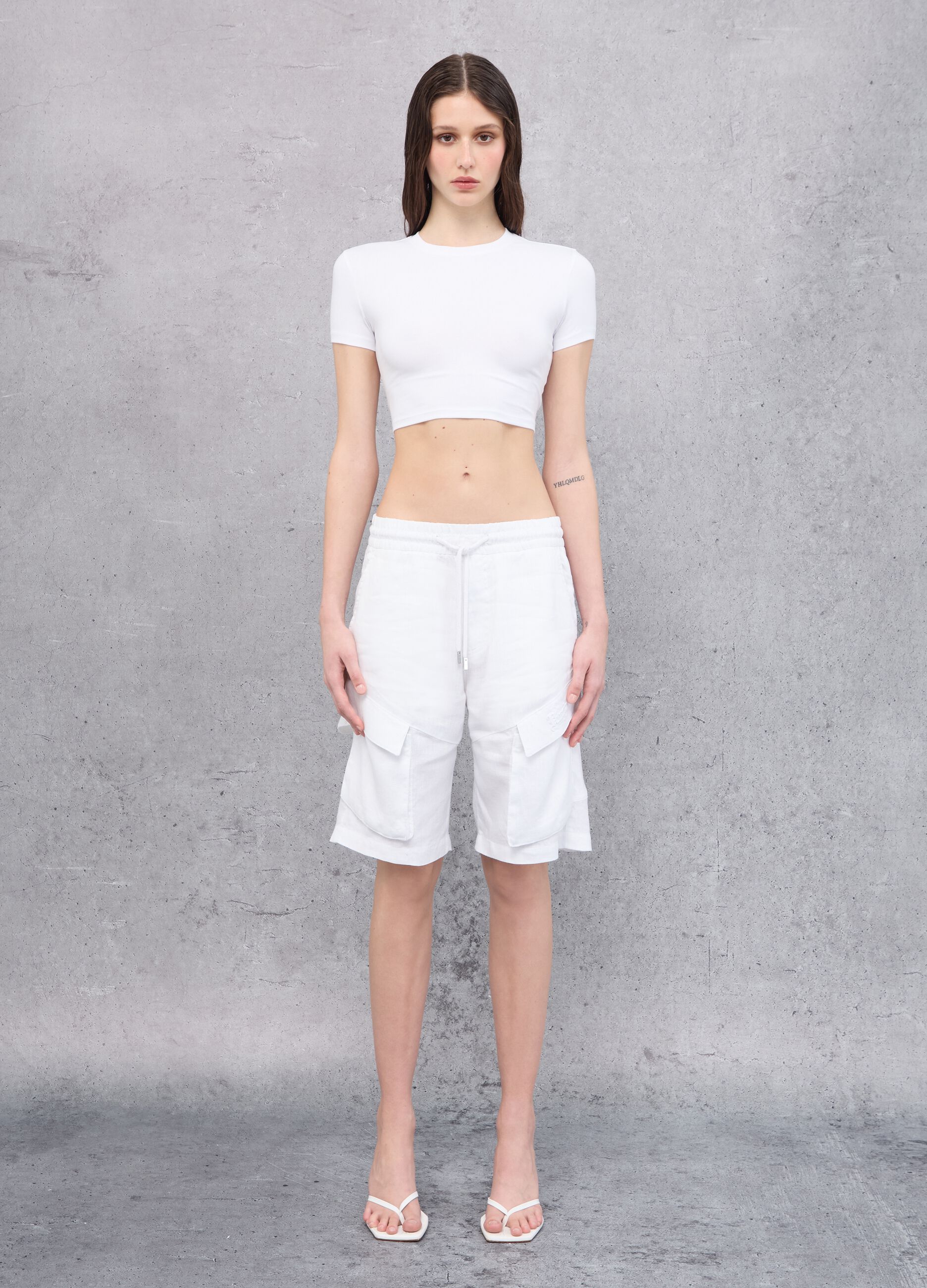 White Crop T-shirt