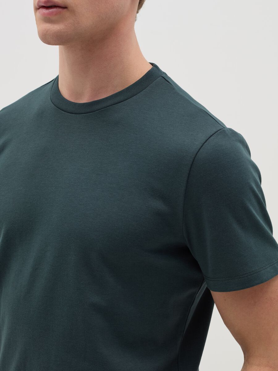 T-shirt with technical fabric_3