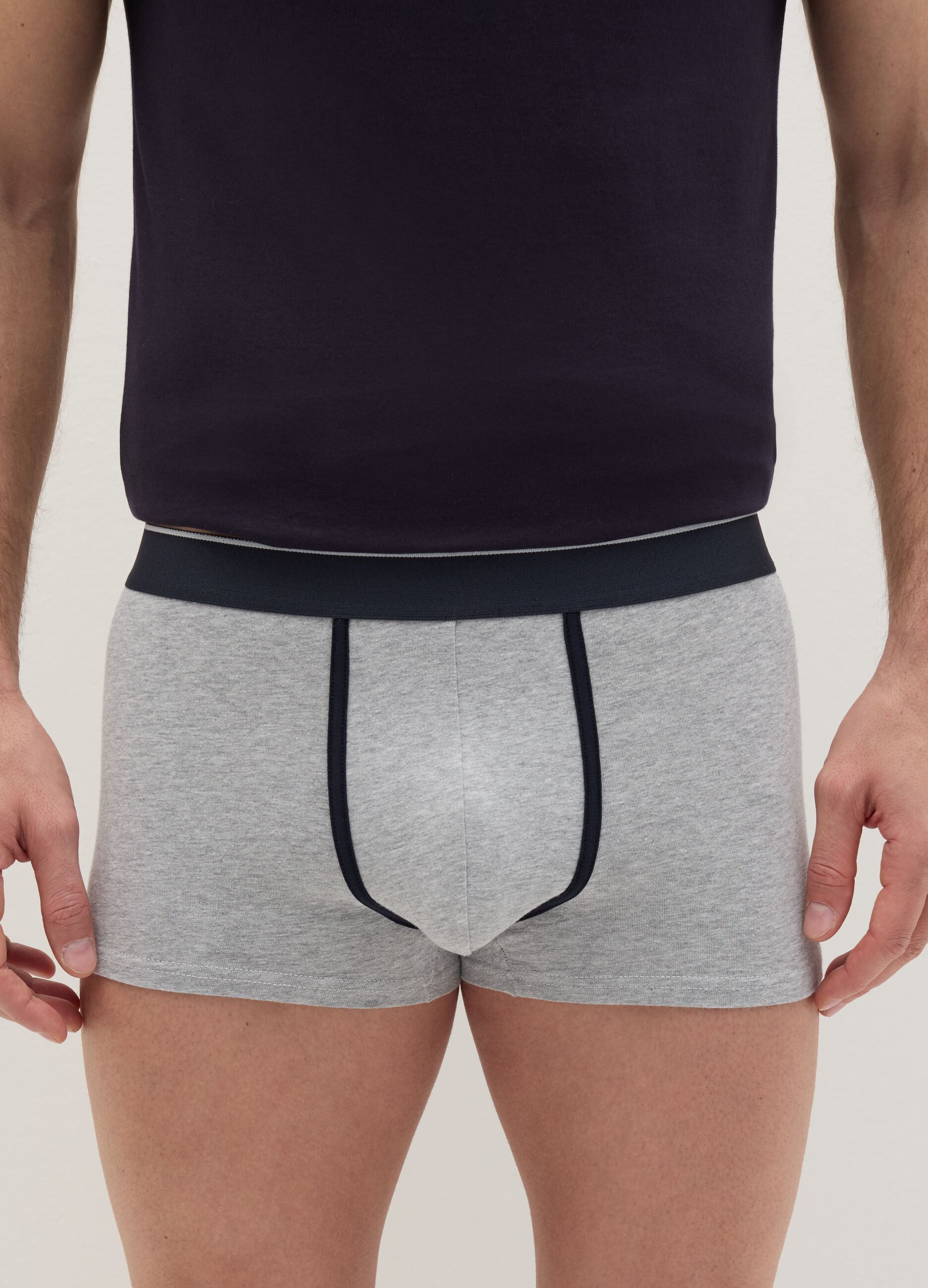 Three-pack stretch cotton boxer shorts