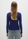 Blue Viscose Blend Turtleneck_2
