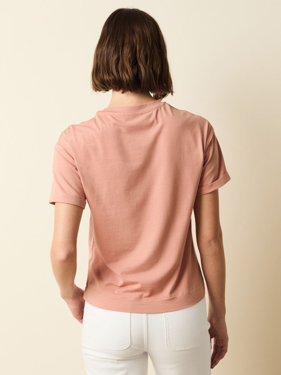 Stretch cotton and modal T-shirt_3
