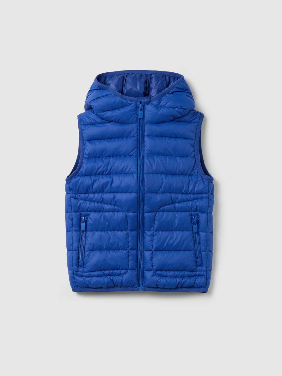 Ultralight gilet with hood_0