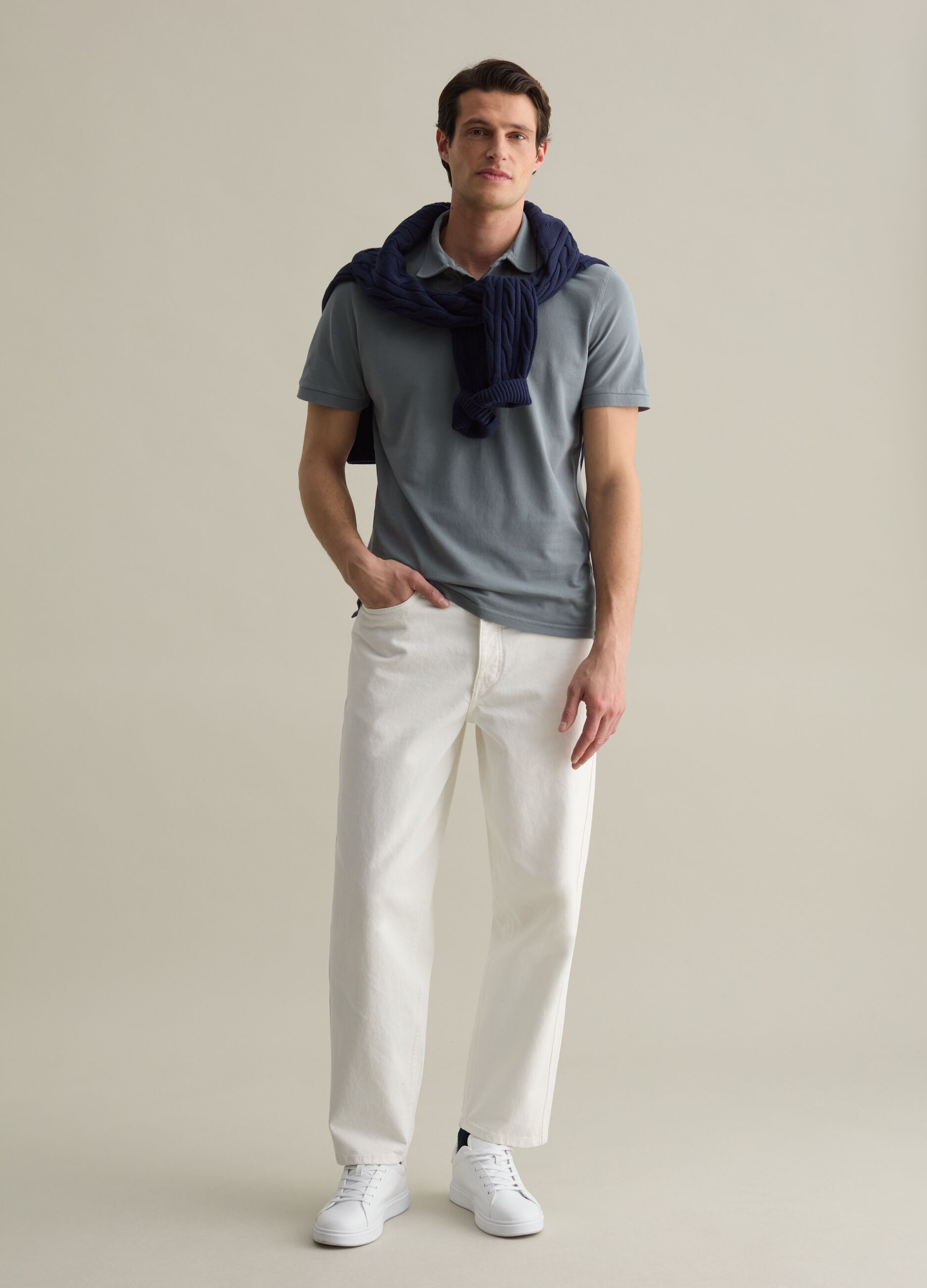 Polo in piquet di cotone