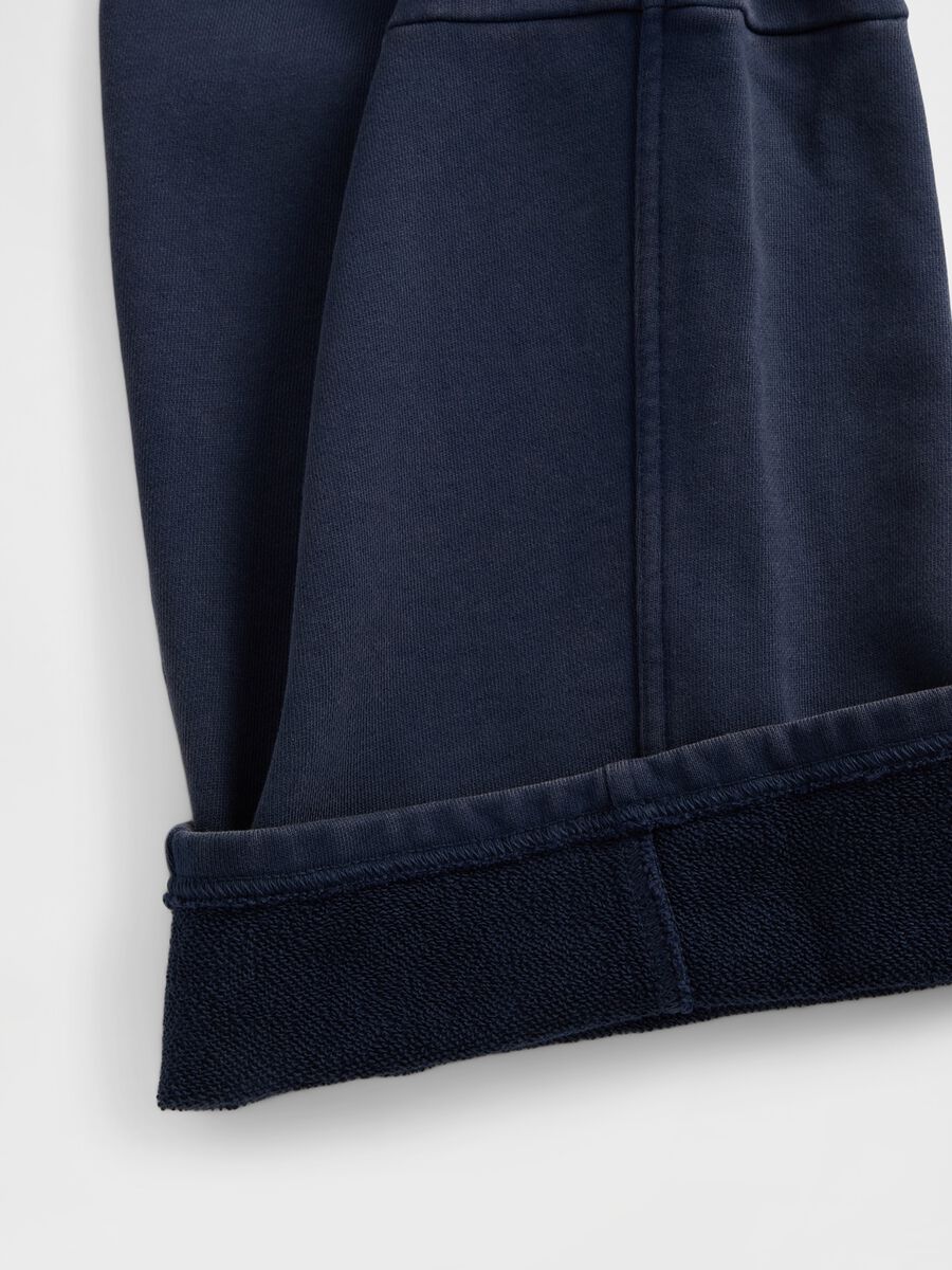 Blue Cotton Blend Trousers_5