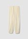 Relaxed-fit white pure cotton jogger trousers_4