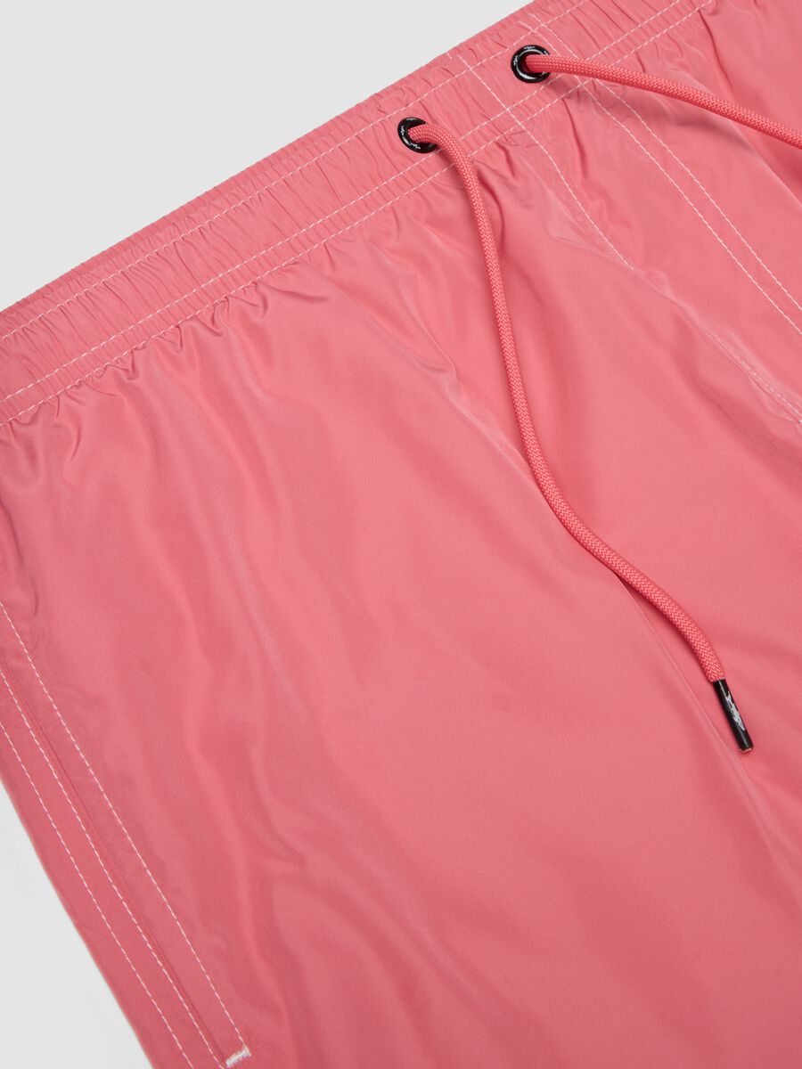 Boxer mare rosa con vita elasticizzata e coulisse_1